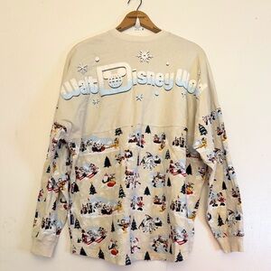 Walt Disney World Mickey & Friends Christmas Holiday Spirit Jersey Size XL 2021